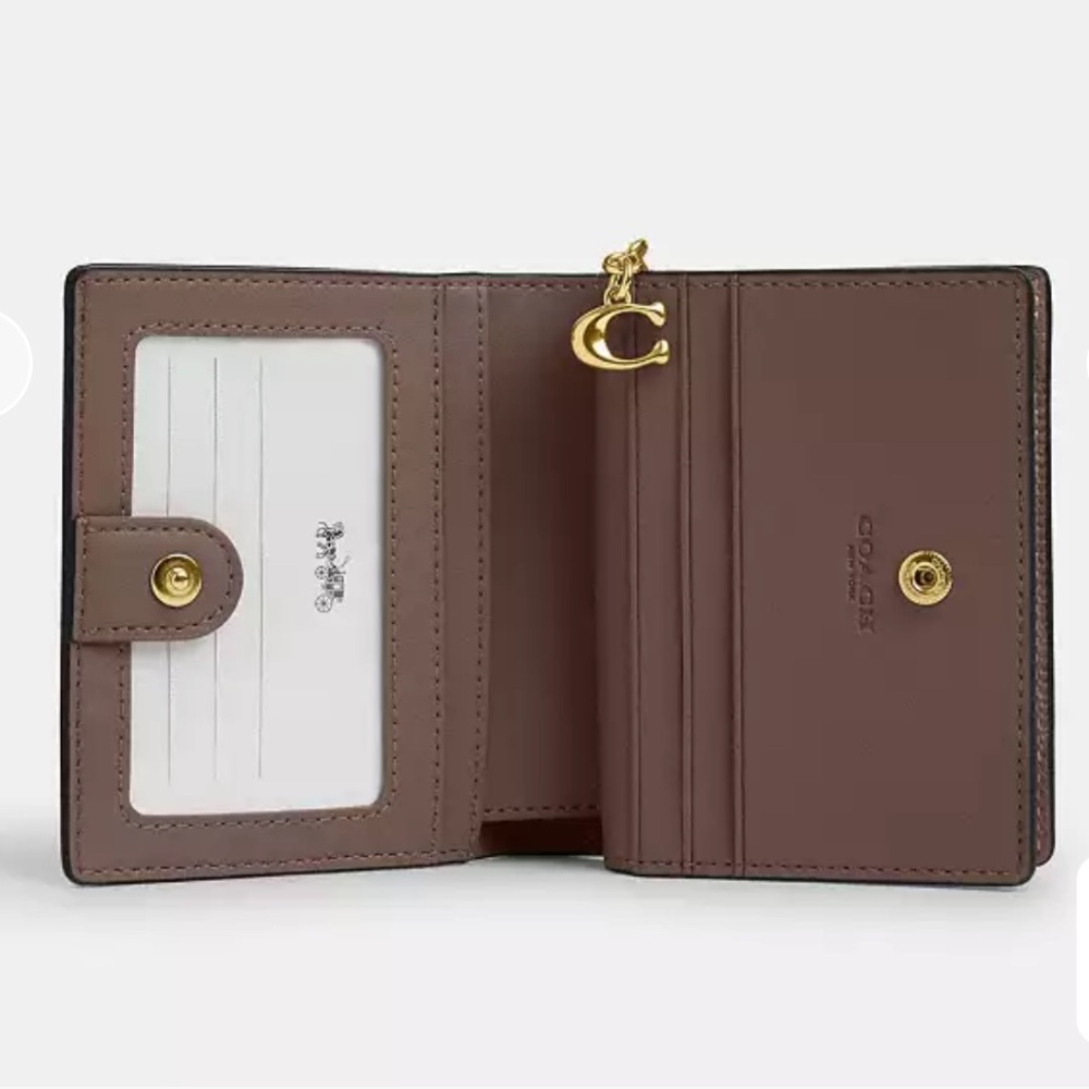 Coach Snap Wallet in Dark Stone - Picture 6 of 7